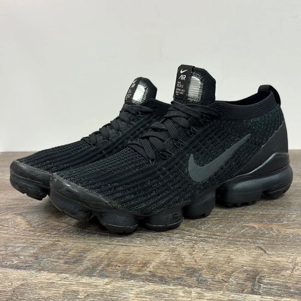 Nike | Shoes | Nike Air Max Vapormax Flyknit 3 Triple Black 